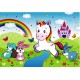 07828 vafa Fabulous Unicorn cu iepurasi 30x20cm